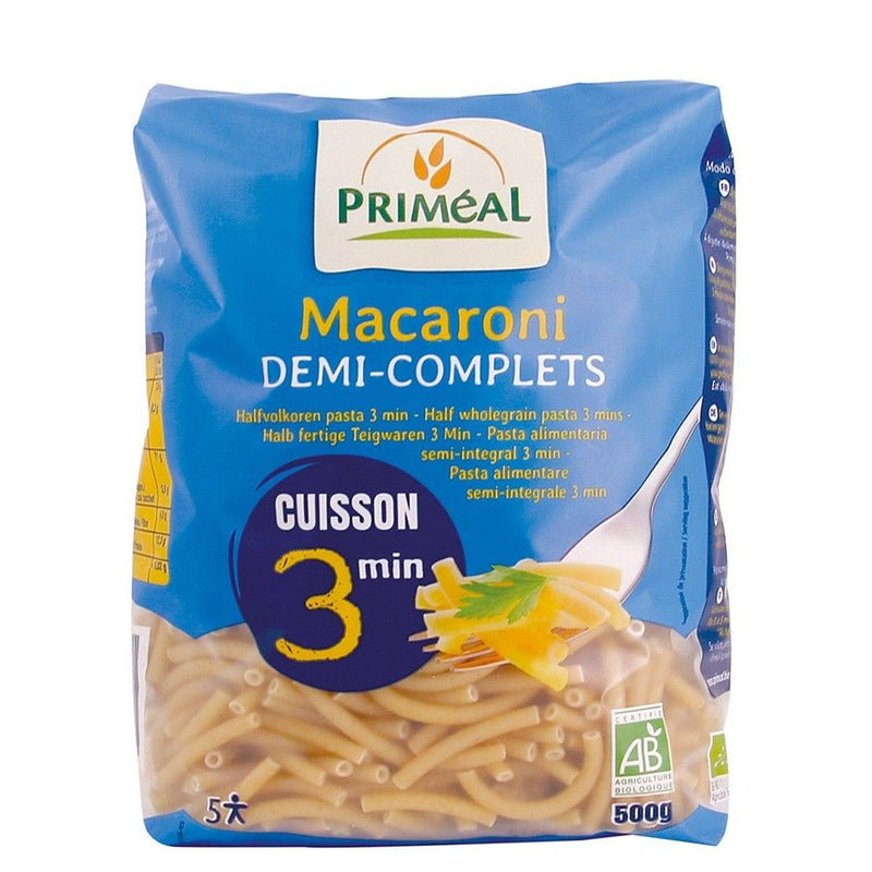 Macaroane semi-integrale cu gatire rapida in 3 min. 500g, PRIMÉAL 1