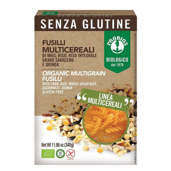  Fusilli multicereale - fara gluten 340g, BIO, Probios