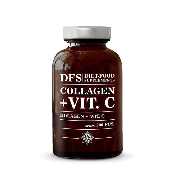  Colagen +Vit.C - 200 capsule x 300mg - 60g, Diet Food