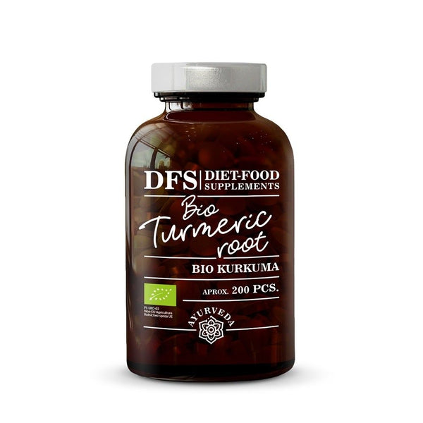  Bio Turmeric - 200 capsule x 400mg - 80g, Diet Food