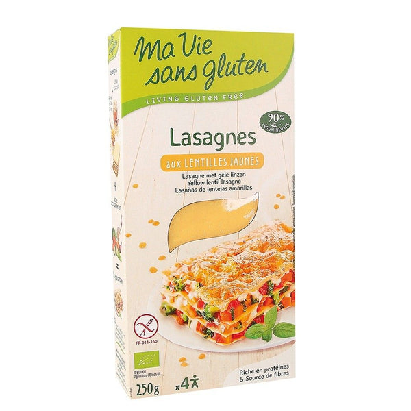  Lasagna din linte galbena - fara gluten 250g, BIO, Ma Vie Sans Gluten