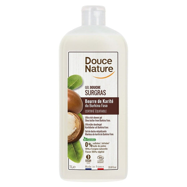  Gel de dus crema cu ulei de shea fara sulfati 1L, BIO,  Douce Nature