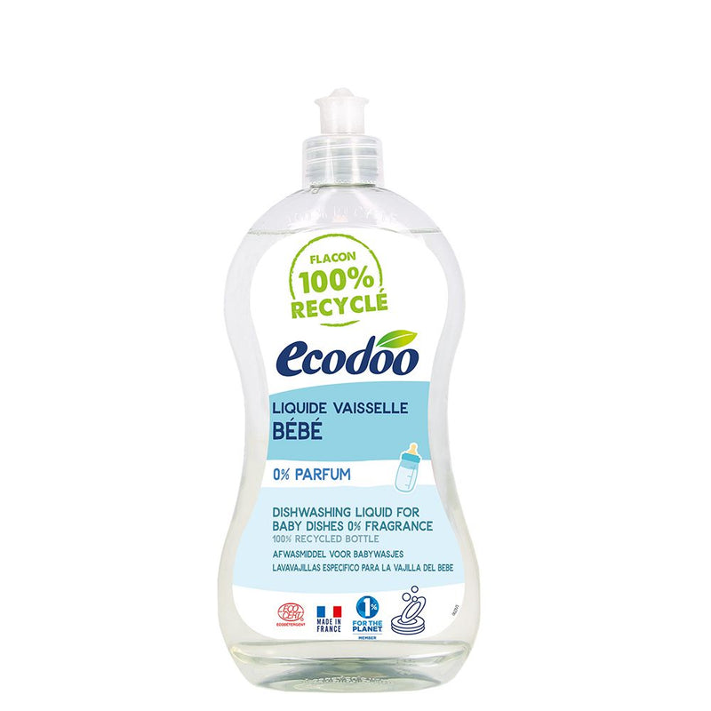 Detergent hipoalergenic biberoane si vesela bebelusi 500ml, BIO,  Ecodoo 1