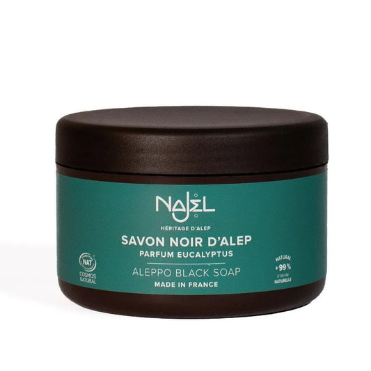 Sapun negru de Alep cu eucalipt 180ml, NAJEL