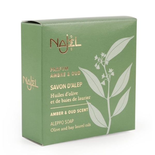  Sapun de Alep Najel cu ambra si lemn de agar (oud) - 150g, NAJEL