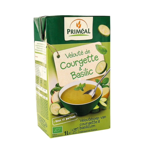  Supa crema cu dovlecei cu busuioc 1L, BIO, PRIMEAL