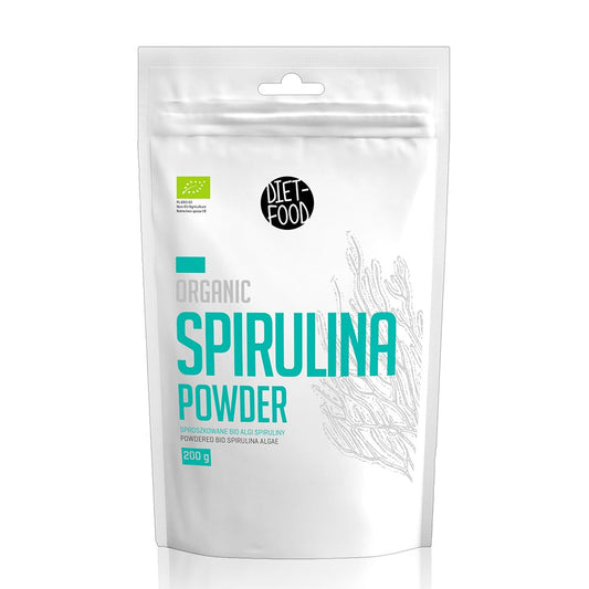 Spirulina - pudra bio 200g, DIET FOOD