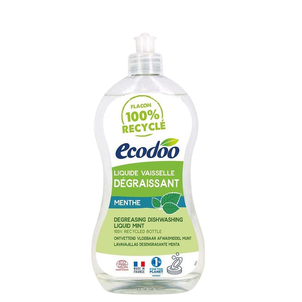  Detergent bio vase ultradegresant cu otet si menta 500ml,  Ecodoo