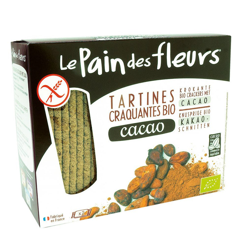 Turte crocante cu cacao - fara gluten 150g, BIO,  Le Pain des Fleurs 1