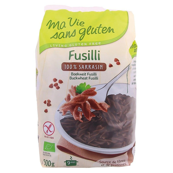  Fusilli cu hrisca fara gluten 500g, BIO, Ma Vie Sans Gluten