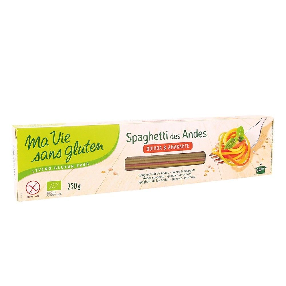 Spaghetti in 3 culori fara gluten 250g, BIO, Ma Vie Sans Gluten