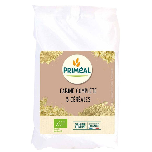 Faina integrala 5 cereale bio, 1Kg,  PRIMÉAL