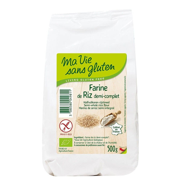  Faina de orez semiintegral - fara gluten 500g, BIO, Ma Vie Sans Gluten