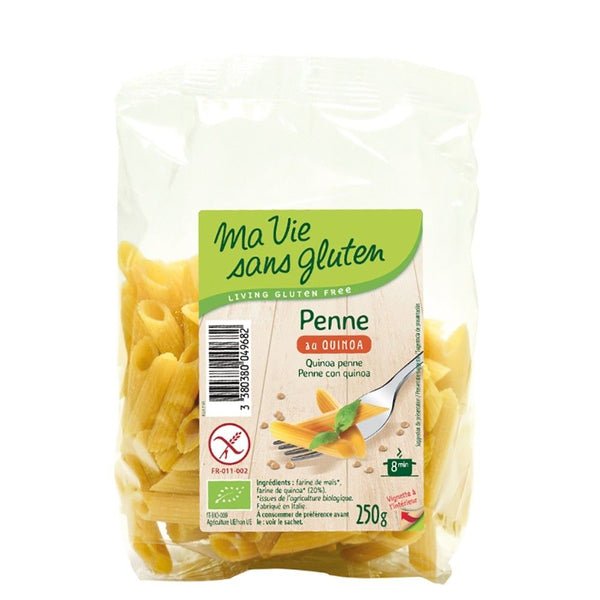  Penne cu quinoa fara gluten 250g, BIO,Ma Vie Sans Gluten