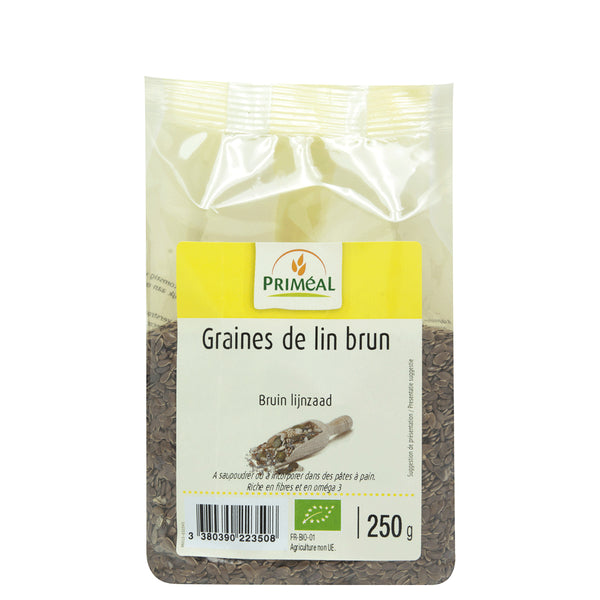  Seminte de in brun 250g, BIO, PRIMEAL