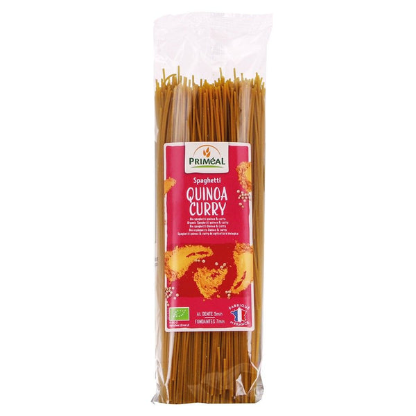  Spaghetti cu quinoa si curry 500g, BIO, PRIMEAL