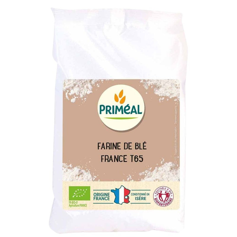 Faina alba de grau T65 bio, 1Kg,  PRIMÉAL 1