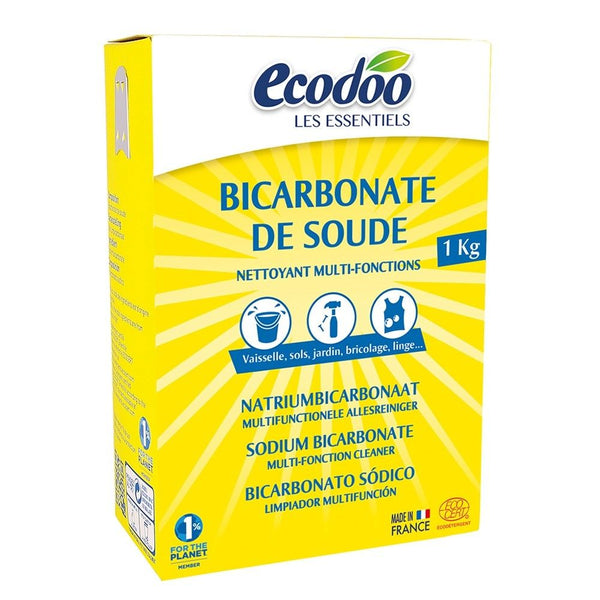  Bicarbonat de sodiu pentru menaj Bio 1kg Ecodoo