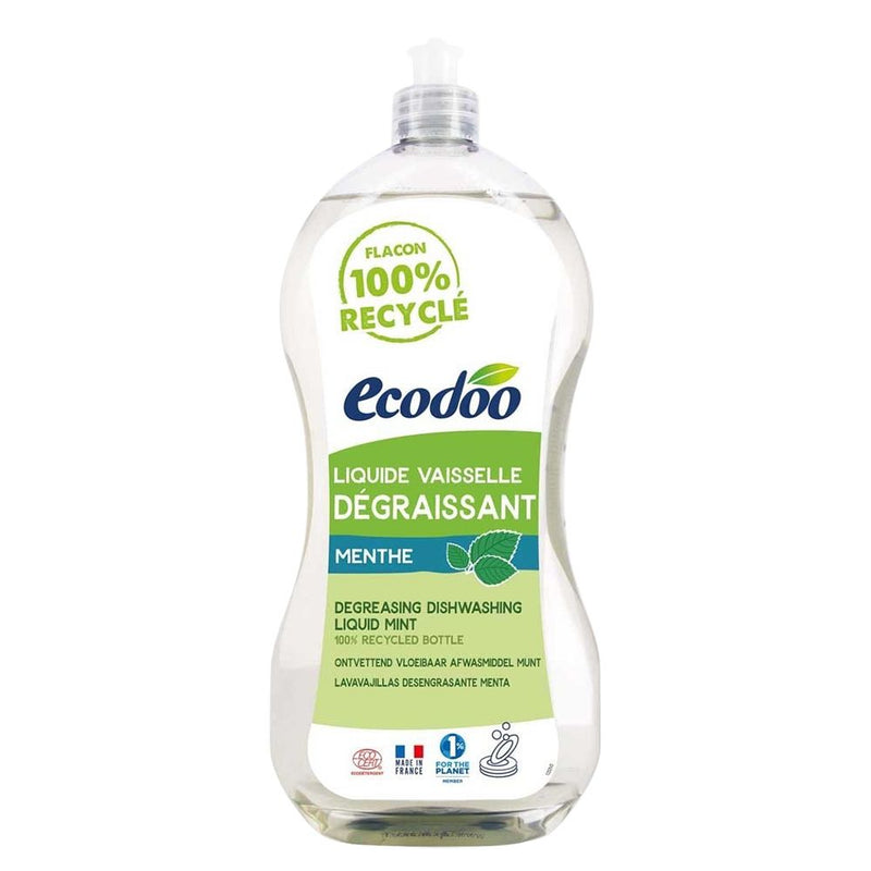 Detergent bio vase ultradegresant cu otet si menta 1L,  Ecodoo 1