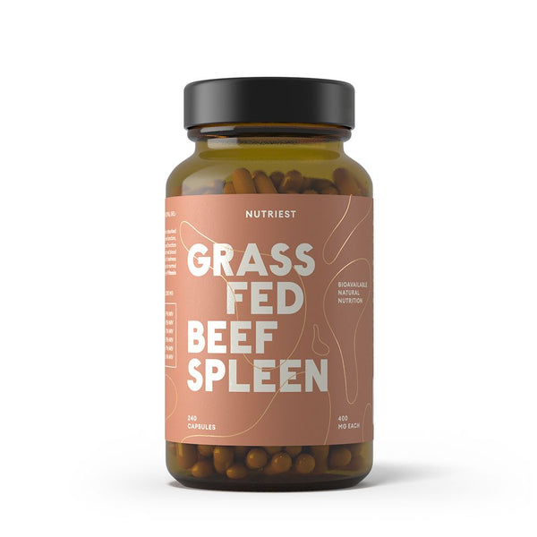  Grass fed Beef SPLEEN  supliment alimentar 240cps, Nutriest