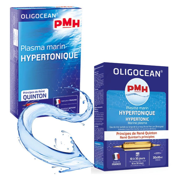  Plasma marina Hipertonica Oligocean  Metoda Quinton, 30 fiole x 10ml, 300ml, Laboratoires SuperDiet