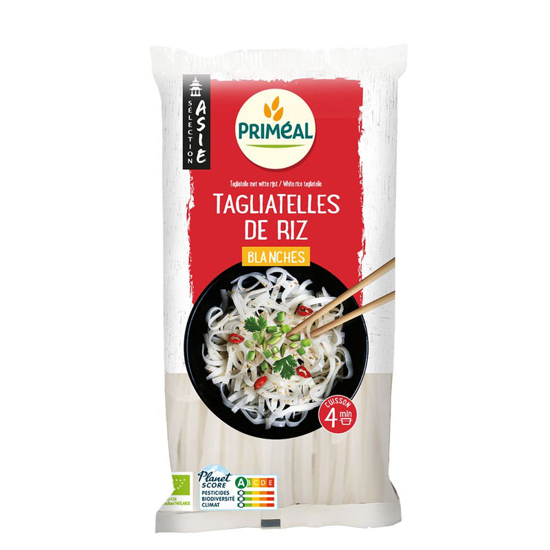 Paste asiatice - Tagliatele din orez alb 400g, BIO, PRIMEAL 1