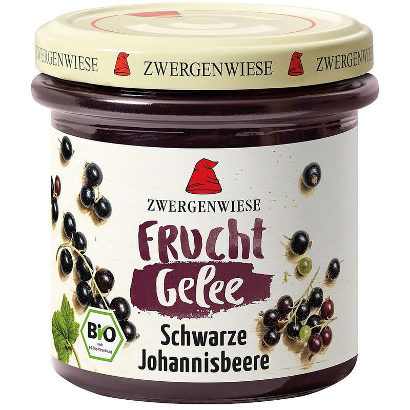 Jeleu bio de coacaze negre, fara gluten, Zwergenwiese, 160g 1