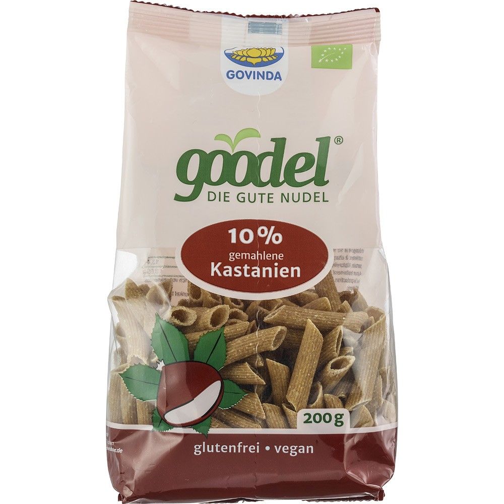 Penne bio din hrisca cu in si castane fara gluten 200g Govinda
