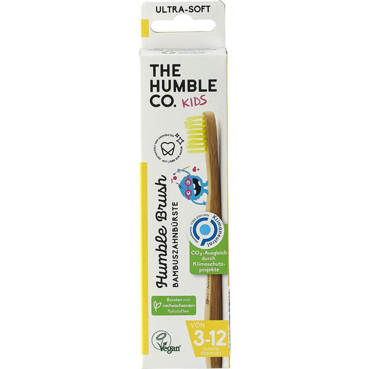Periuta de dinti din bambus pentru copii 1buc The Humble CO