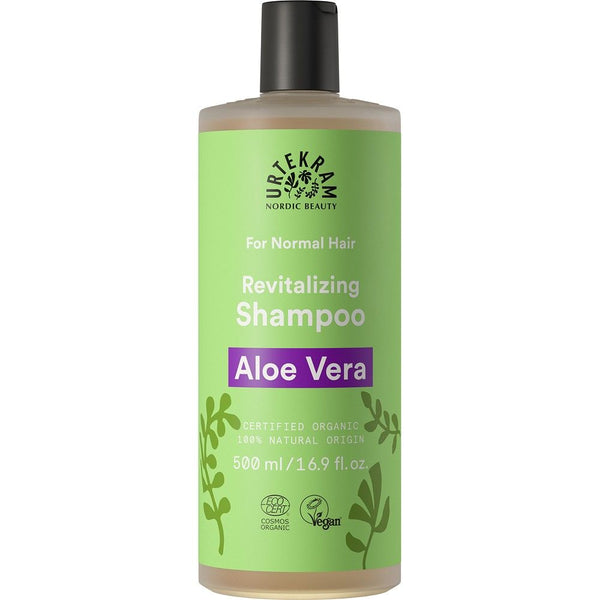  Sampon cu aloe vera bio pentru par normal, 500ml, Urtekram