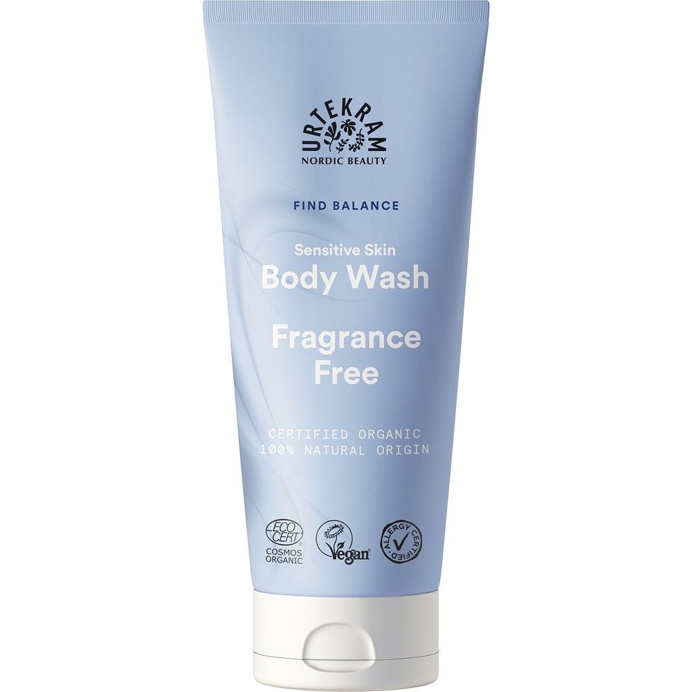 Gel de dus pentru piele sensibila fara parfum 200ml Urtekram