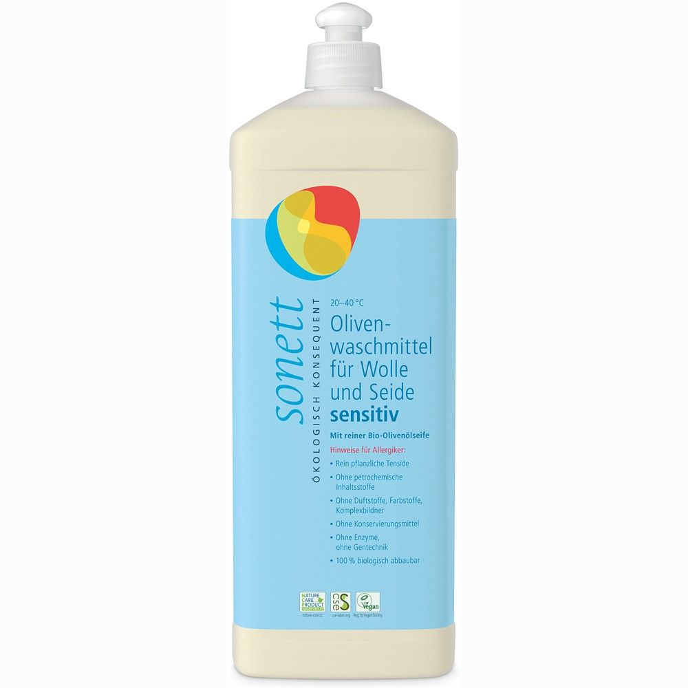 Detergent de rufe cu masline pentru alergici 1L Sonett