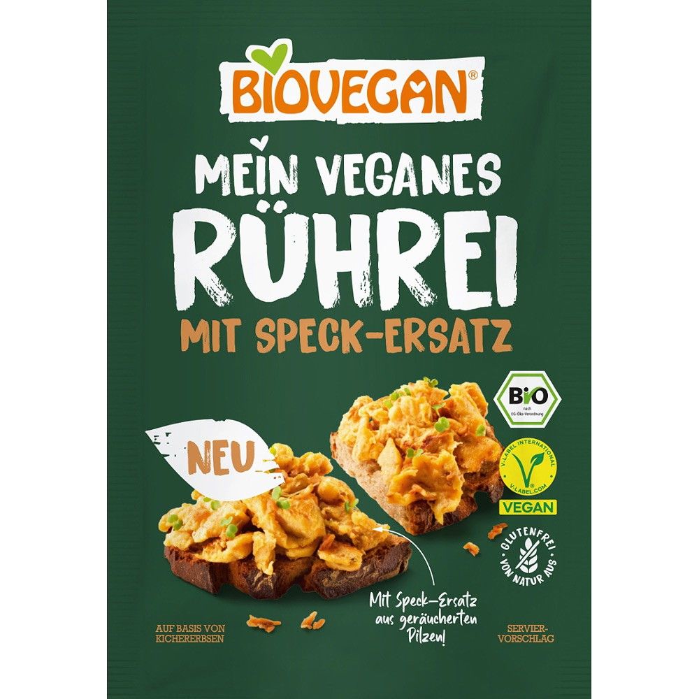 Inlocuitor bio vegan pentru oua batute cu ciuperci shiitake fara gluten 50g Biovegan