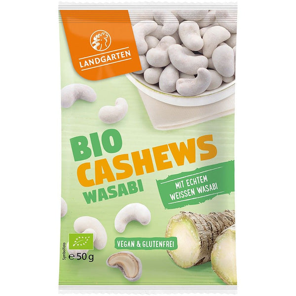  Caju bio cu wasabi vegan si fara gluten, 50g, Landgarten