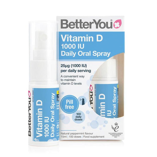  D1000 Vitamin D Oral Spray (15 ml), BetterYou