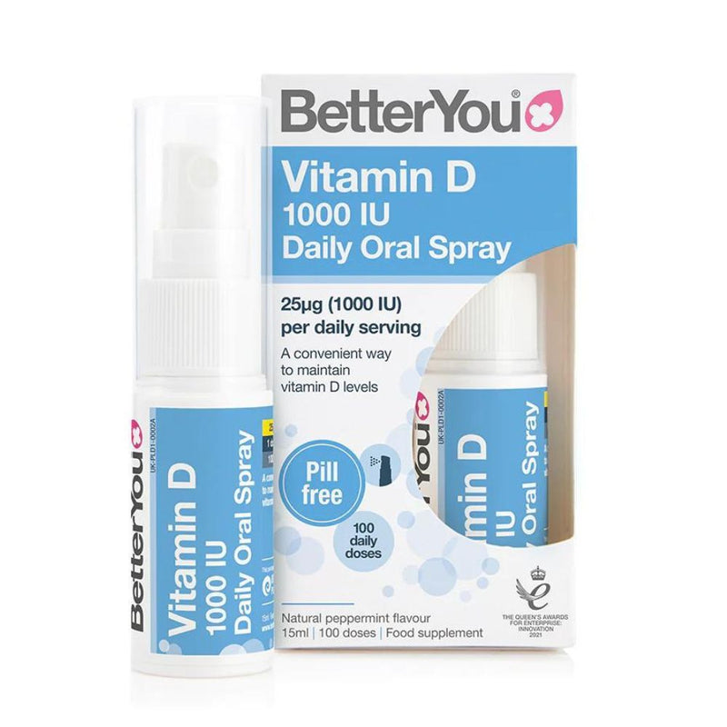 D1000 Vitamin D Oral Spray (15 ml), BetterYou 1