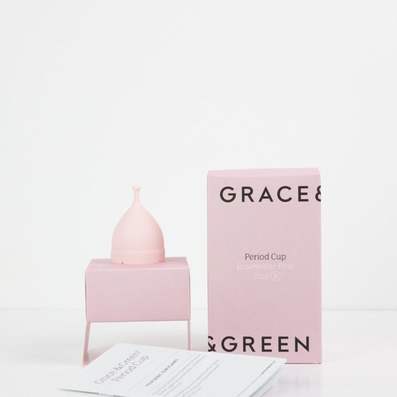 Cupa menstruala roz marime A, Grace and Green 1