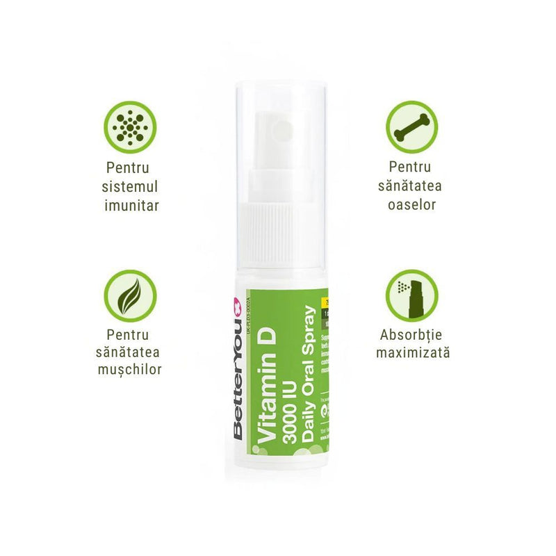 D3000 Vitamin D Oral Spray (15 ml), BetterYou 4