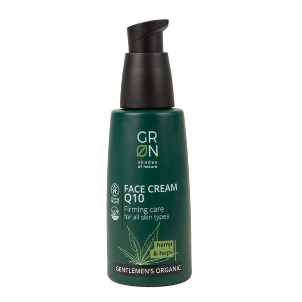  Crema de fata Bio Organica Gentlemens cu coenzima Q10, canepa si hamei (50ml), GRN Shades of Nature