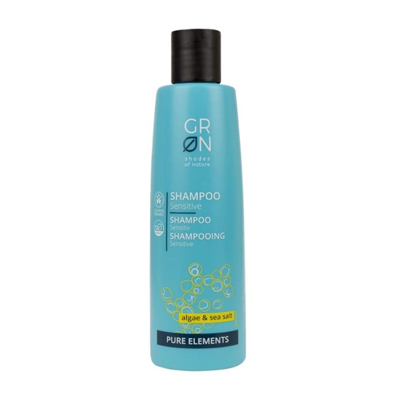 Sampon sensitive Bio Organic Pure Elements cu sare de mare si alge (250ml), GRN Shades of Nature