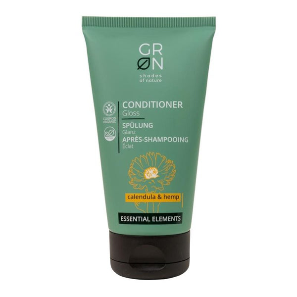  Balsam pentru stralucire Bio Organic Essential Elements cu canepa si galbenele (150ml), GRN Shades of Nature