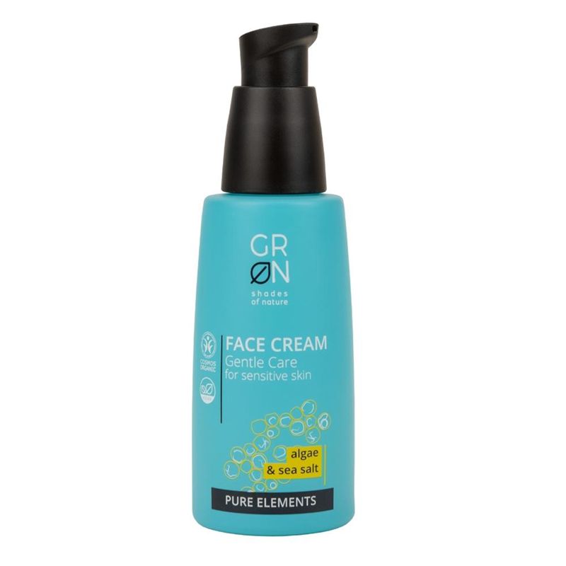 Crema de fata sensitive Bio Organica Pure Elements cu sare de mare si alge (50ml), GRN Shades of Nature