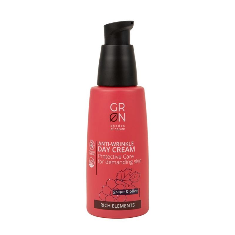 Crema de zi antirid Bio Organica Rich Elements cu masline si struguri (50ml), GRN Shades of Nature 1