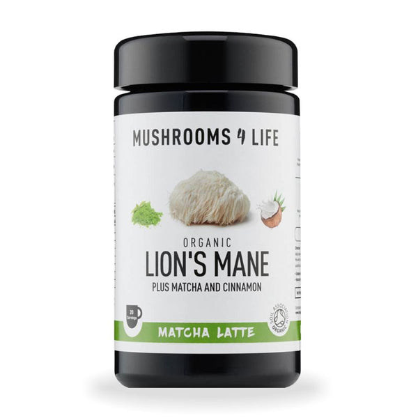  Organic Lions Mane 1000 mg Matcha Latte (110 grame), Mushrooms4Life