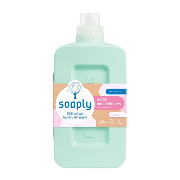  Detergent ecologic pentru lana si matase cu 99.9% ingrediente naturale Lively Lotus (1L), Soaply