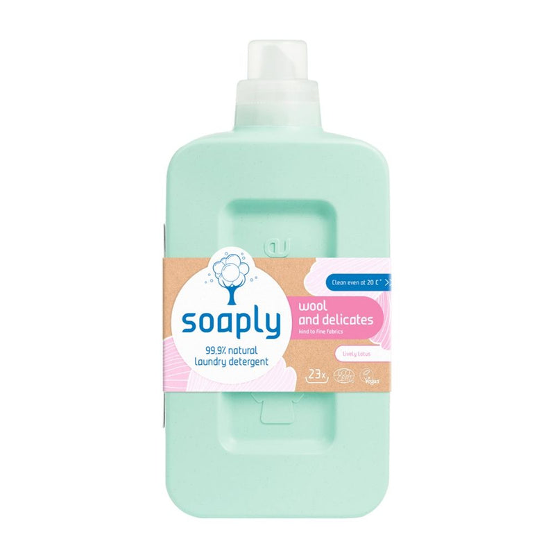 Detergent ecologic pentru lana si matase cu 99.9% ingrediente naturale Lively Lotus (1L), Soaply 1