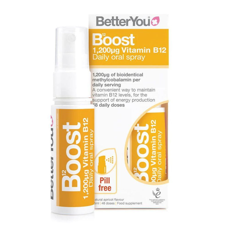 Boost b12 oral spray, 25ml, betteryou 2