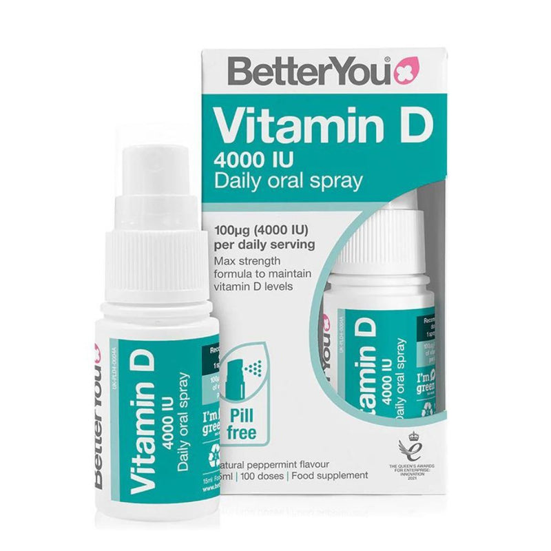 D4000 vitamin d oral spray, 15 ml, betteryou 2