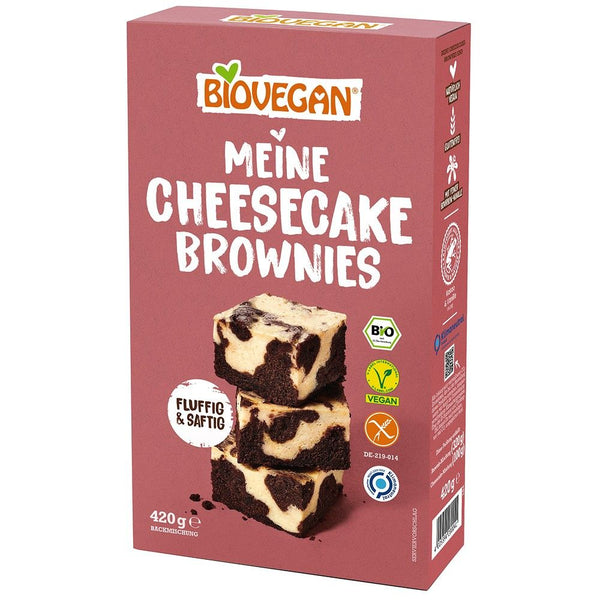  Mix pentru cheesecake brownies, fara gluten bio Biovegan, 420g