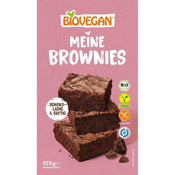  Mix pentru brownie vegan, fara gluten bio Biovegan, 375g